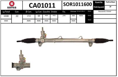 LENKGETRIEBE EAI CA01011
