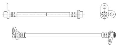 Тормозной шланг CEF 512784 для CITROËN C-CROSSER