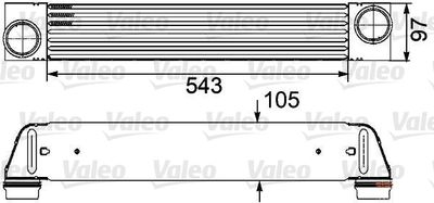 VALEO 818273 Интеркулер  для BMW 5 (Бмв 5)