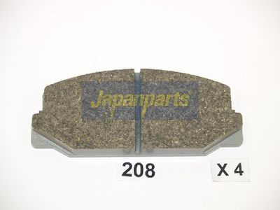 JAPANPARTS Stabdžių trinkelių rinkinys, diskinis stabdys