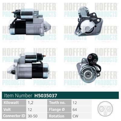 стартер HOFFER H5035037