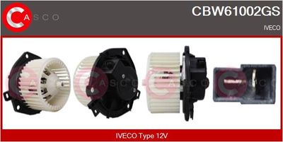 CASCO CBW61002GS Вентилятор салону для IVECO (Ивеко)