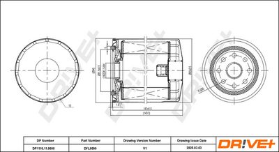 FILTRU ULEI DR!VE+ DP1110110090 0