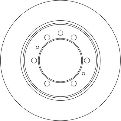 Brake disc Achter Links/Rechts past: NISSAN PATROL GR IV, PATROL GR V, PATROL III/1 2.8-4.8 07.80-