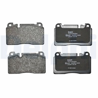 Remblokken set Voor , past: AUDI A6 C7, A7, Q5 2.0-3.0D 10.08-09.18