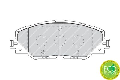 Brake Pad Set, disc brake FDB4136