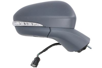 Zijspiegel Rechts (elektrisch, asferisch, met verwarming, assistent rijstrookverandering, under-coated, met geheugen, elektrisch opklapbaar, met indicator) past: FORD MONDEO V 08.14-