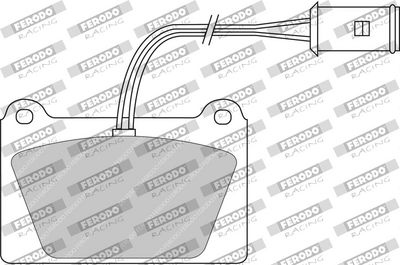 комплект спирачно феродо, дискови спирачки FERODO RACING FDS840