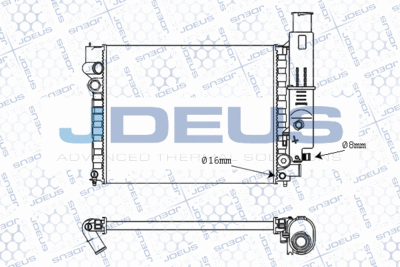 RADIATOR RACIRE MOTOR JDEUS M021011A