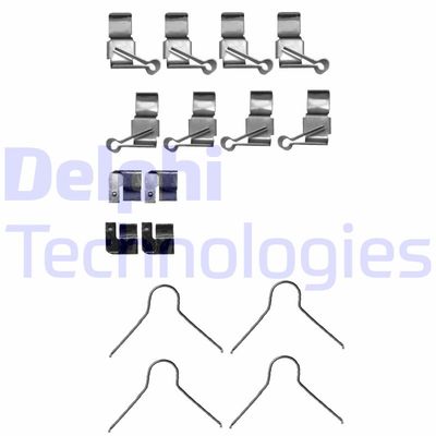 Комплектующие, колодки дискового тормоза DELPHI LX0656 для TOYOTA DYNA