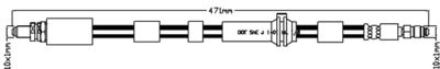 Brake Hose JURATEK JBH1139R