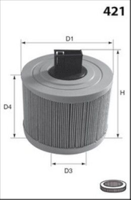 LUFTFILTER LUCAS LFAF269 1