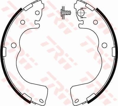 Комплект тормозных колодок TRW GS8435 для MAZDA MPV