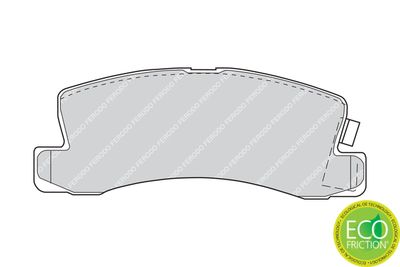 SET PLACUTE FRANA FRANA DISC FERODO FDB478 1