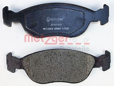 BREMSBELAGSATZ SCHEIBENBREMSE METZGER AUTOTEILE 1170338 3