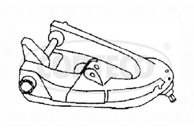 Рычаг независимой подвески колеса, подвеска колеса CORTECO 49397184 для RENAULT 5