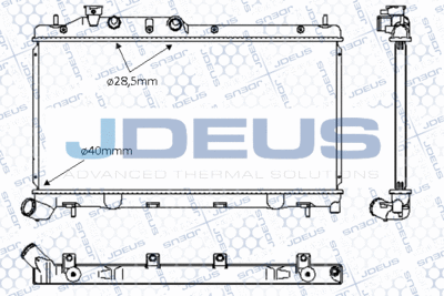 JDEUS 026M07 Крышка радиатора  для SUBARU XV (Субару Xв)