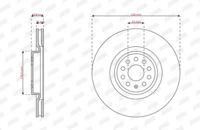 BREMSSCHEIBE JURID 563765JC 1