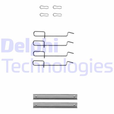 Комплектующие, колодки дискового тормоза DELPHI LX0113 для RENAULT 9