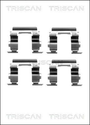 Комплектующие, колодки дискового тормоза TRISCAN 8105 141604 для NISSAN MAXIMA