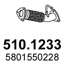 Rura wydechowa ASSO 510.1233