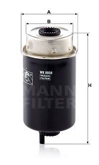 Топливный фильтр MANN-FILTER WK 8038 для LAND ROVER DEFENDER