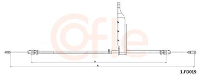 CABLU FRANA DE PARCARE