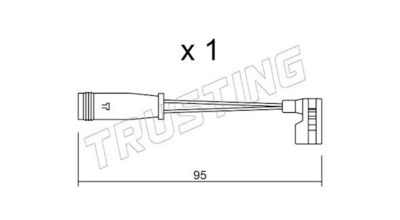 SENZOR DE AVERTIZARE UZURA PLACUTE DE FRANA TRUSTING SU164
