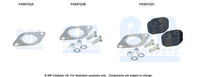 Монтажен комплект, катализатор BM Catalysts FK90722