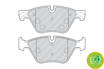 Brake Pad Set, disc brake FDB4380