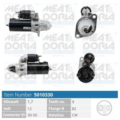 Стартер MEAT & DORIA 5010330 для VW TRANSPORTER