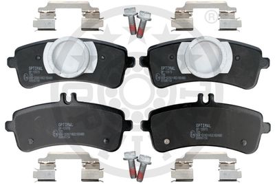 Zestaw klocków hamulcowych, hamulce tarczowe OPTIMAL BP-12973