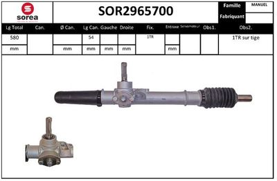 Рулевой механизм EAI SOR2965700 для VW DERBY