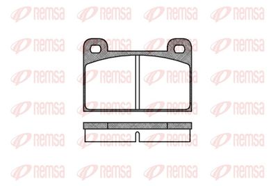 Brake Pad Set, disc brake 0018.00