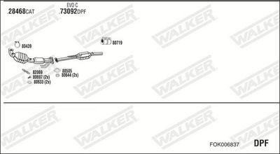 SISTEM DE ESAPAMENT WALKER FOK006837