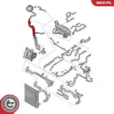 Potrubí chladiva SKV 43SKV759
