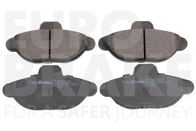 Комплект тормозных колодок, дисковый тормоз EUROBRAKE 5502222335 для FIAT CINQUECENTO
