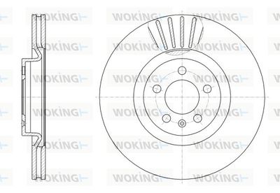WOKING D62552.10 Тормозные диски  для AUDI A1 CITY CARVER (GBH) 30 TFSI