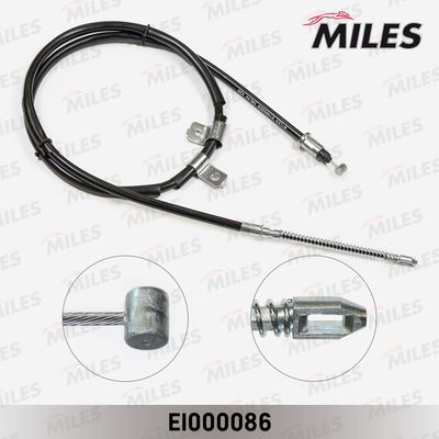 Тросик, cтояночный тормоз MILES EI000086 для DAEWOO LANOS