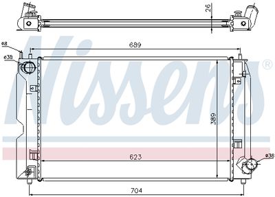 RADIATOR RACIRE MOTOR NISSENS 64647A 4