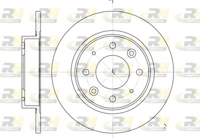 Тормозной диск ROADHOUSE 6813.00 для KIA CLARUS