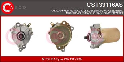 Стартер CASCO CST33116AS для PIAGGIO SKIPPER
