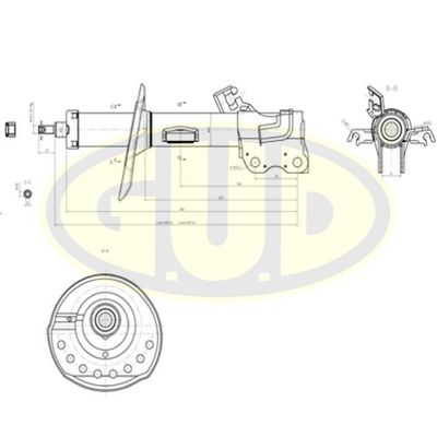 G.U.D. GSA339755 Амортизаторы  для NISSAN JUKE (F15) 1.6 DIG-T
