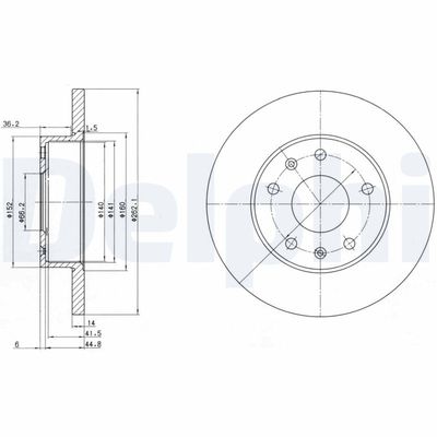 DISC FRANA DELPHI BG3426