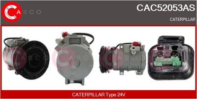 CASCO Compressor, airconditioning Brand New HQ (CAC52053AS)