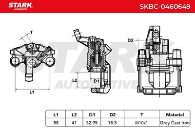 спирачен апарат STARK SKBC-0460649