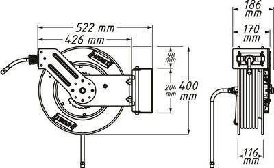 slangeopruller HAZET 9040OS-10