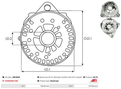 Likriktare, generator AS-PL ARC3049