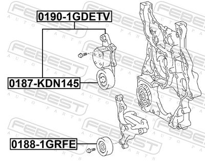 INTINZATOR CUREA CUREA DISTRIBUTIE FEBEST 01901GDETV 1