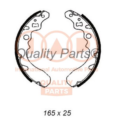 IAP QUALITY PARTS 705-03061 Ремкомплект барабанных колодок  для DAIHATSU CUORE (Дайхатсу Куоре)